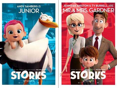 Storks movie: Meet the cast and characters.